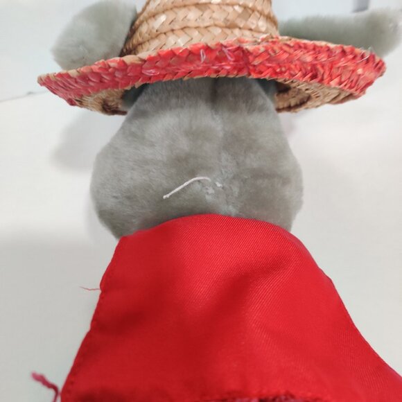 PBC Christmas Cisco Donkey in Straw Hat Mexican Outfit Poncho Plush Moves READ - Picture 5 of 14